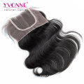 Cheveux humains Lace Top Closure Remy cheveux fermeture